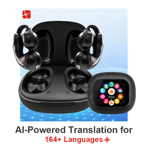 AI Translation Earbuds Open Ear Clip Wireless Headphones