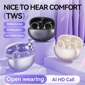 Sports Ear-Clip Wireless Earbuds Smart AI Translation Earphone