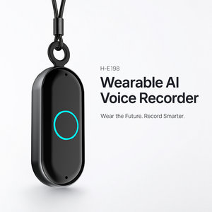 HBNKH Custom AI Voice Recorder Wearable Design