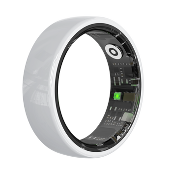 Ceramic Material Smart Ring 5ATM Waterproof with Travel Charging Case