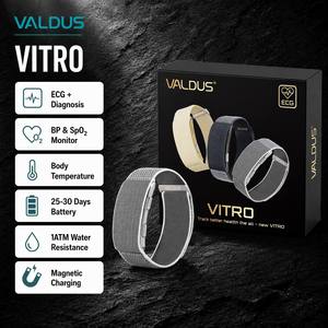 VALDUS Smart Health 1ATM Screenless Fitness Tracker ECG