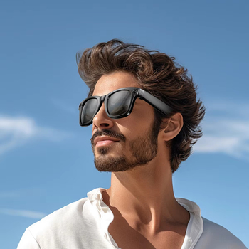 Smart Glasses 8MP Dual Mic Noise Reduction
