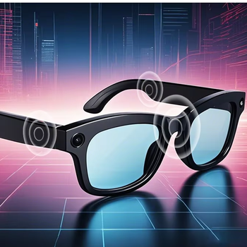 8MP Camera AI Smart Glasses Audio Sunglasses