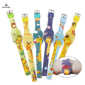 Cartoon LED Digital Kids Watch Custom Bracelet