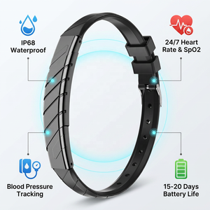 IP68 Magnetic Smart Bracelet Screenless Fitness Tracker