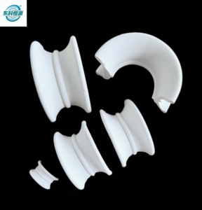 Industrial Alumina Ceramic Saddle Ring Mass Transfer Media